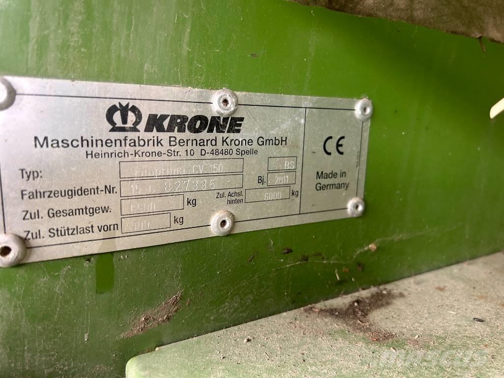 Krone CV150XC Рулонні прес-підбирачі