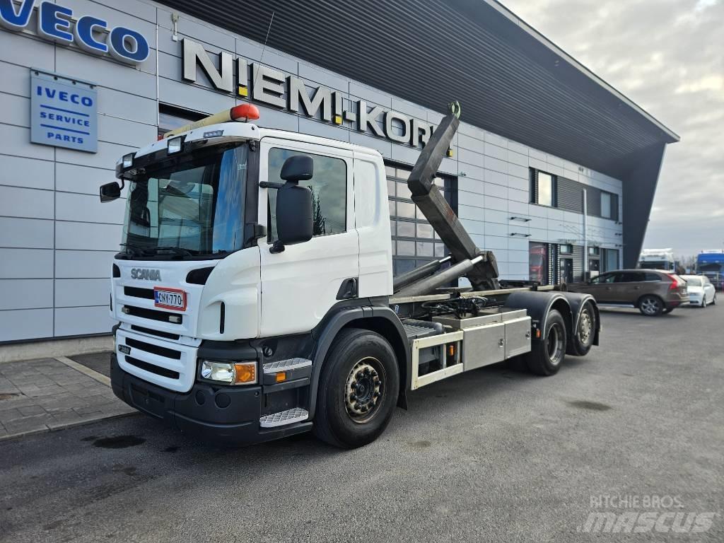 Scania P380 6x2*4 Вантажівки з гаковим підйомом