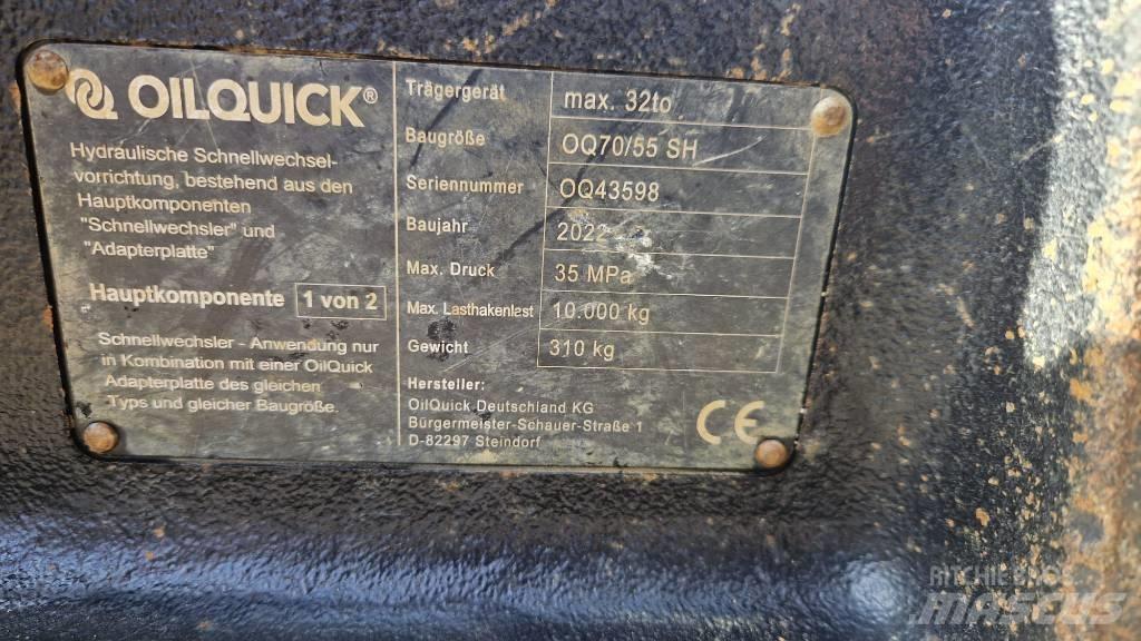 OilQuick OQ70/55 Швидкі з`єднувачі