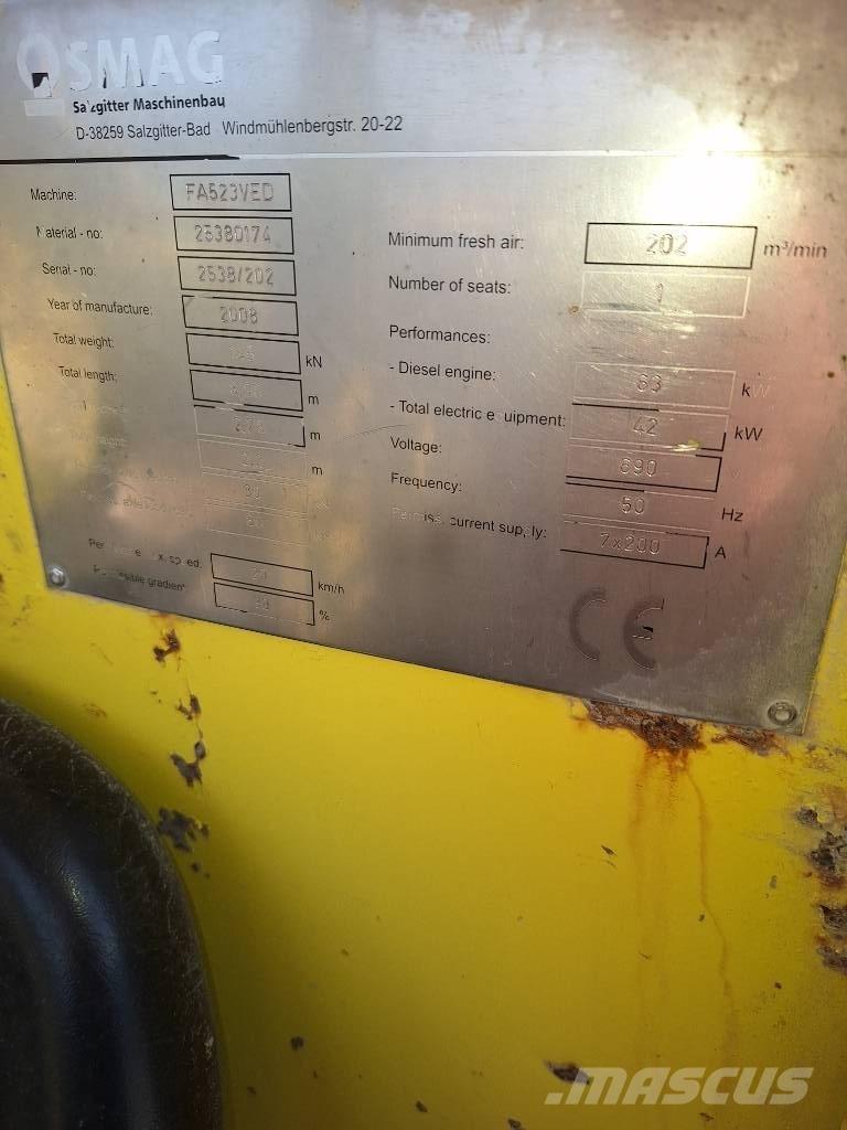 Nordmeyer SMAG FA523 Інша підземна техніка