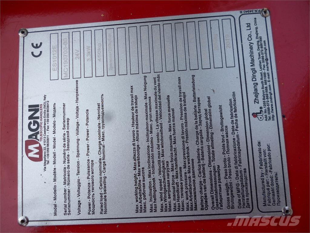 Magni ES1012E Підйомники-ножиці