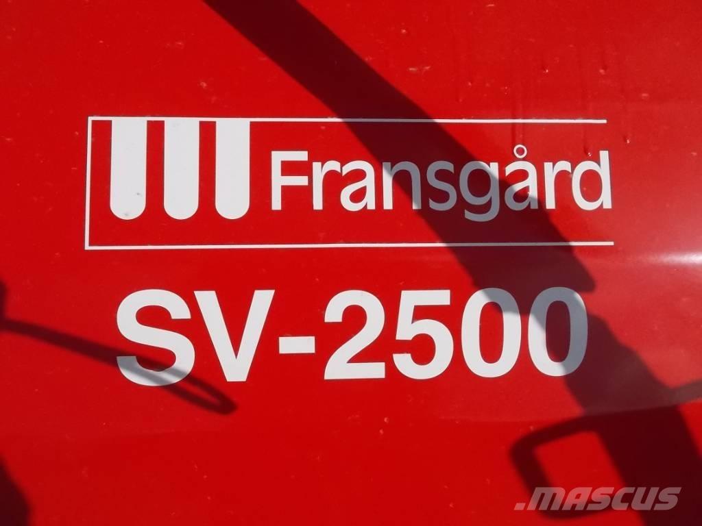 Fransgård SV 2500 Граблі і сінозворушувачі