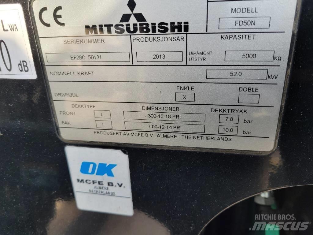 Mitsubishi FD50N Дизельні навантажувачі