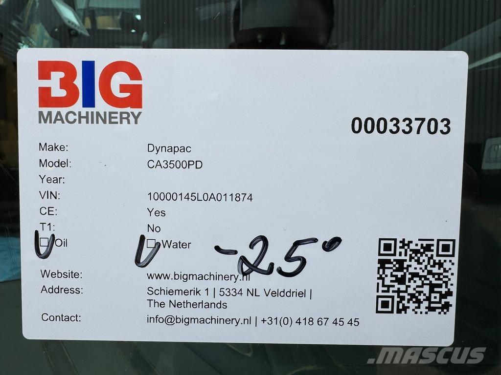 Dynapac CA3500PD Грунтові котки