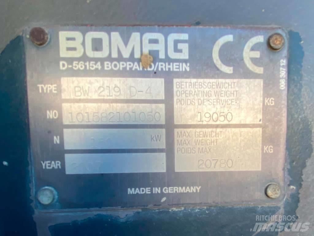 Bomag BW 219 D-4 Грунтові котки