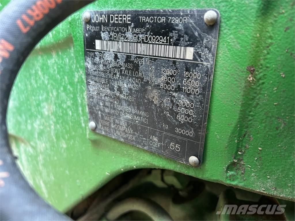 John Deere 7290R Трактори