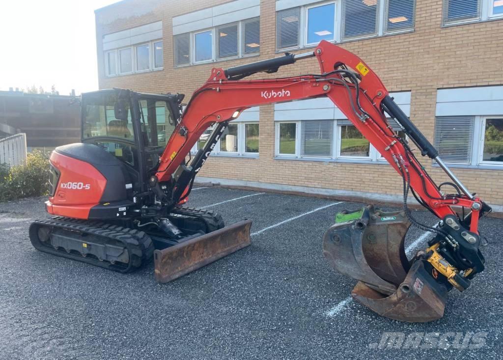 Kubota KX 060-5 Міні-екскаватори < 7т