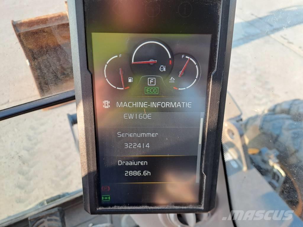Volvo EW160E Колісні екскаватори