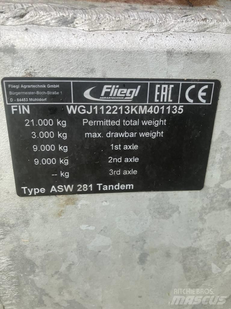 Fliegl asw 281 Інші причепи