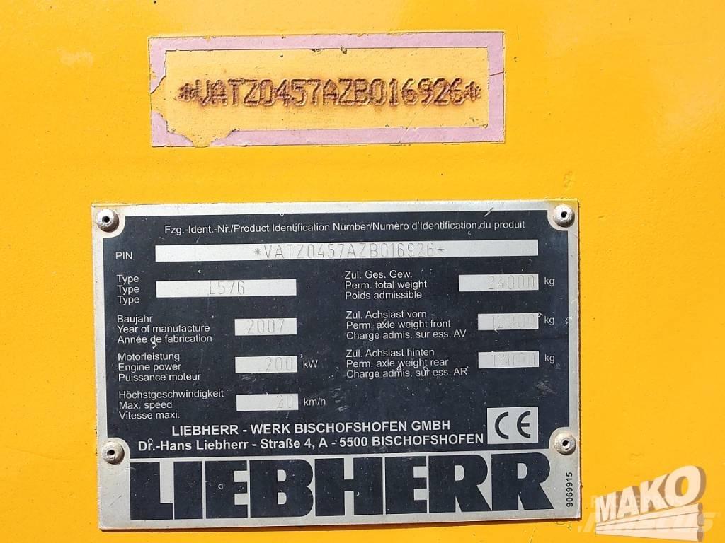 Liebherr L 576 Фронтальні навантажувачі