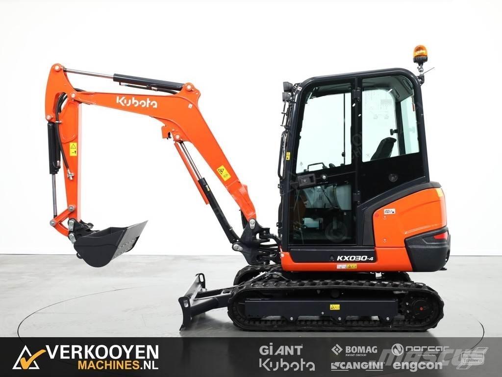 Kubota KX030-4 Міні-екскаватори < 7т