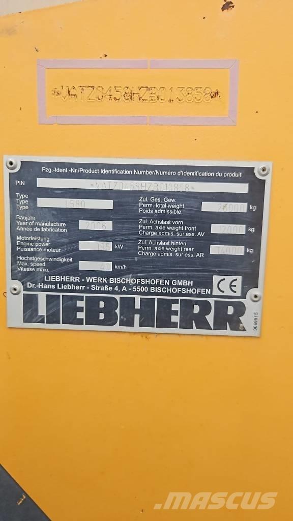 Liebherr L 580 Фронтальні навантажувачі
