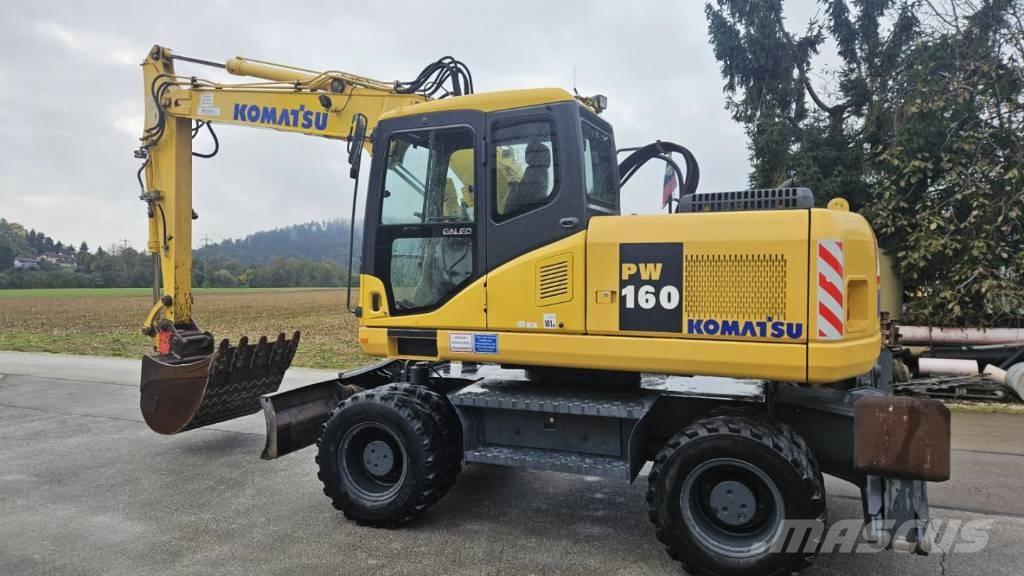 Komatsu PW 160-7K Колісні екскаватори
