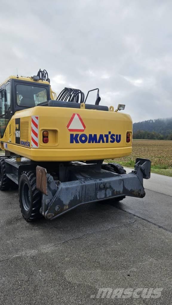 Komatsu PW 160-7K Колісні екскаватори