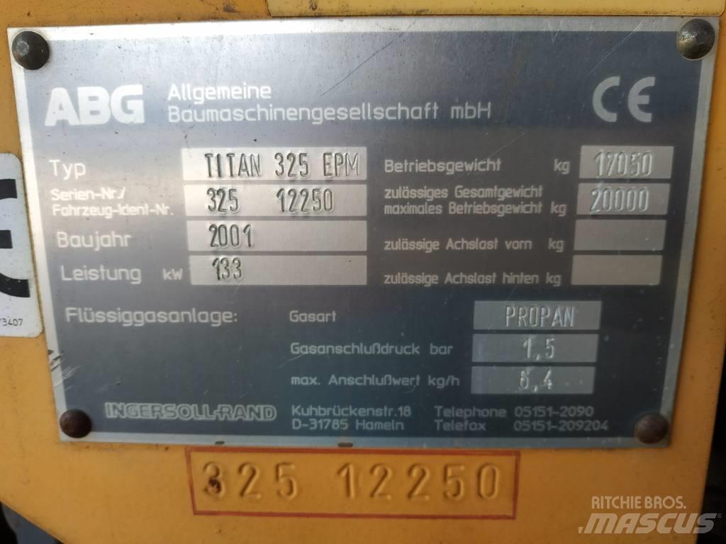 ABG Titan 325 EPM Асфальтовкладачі