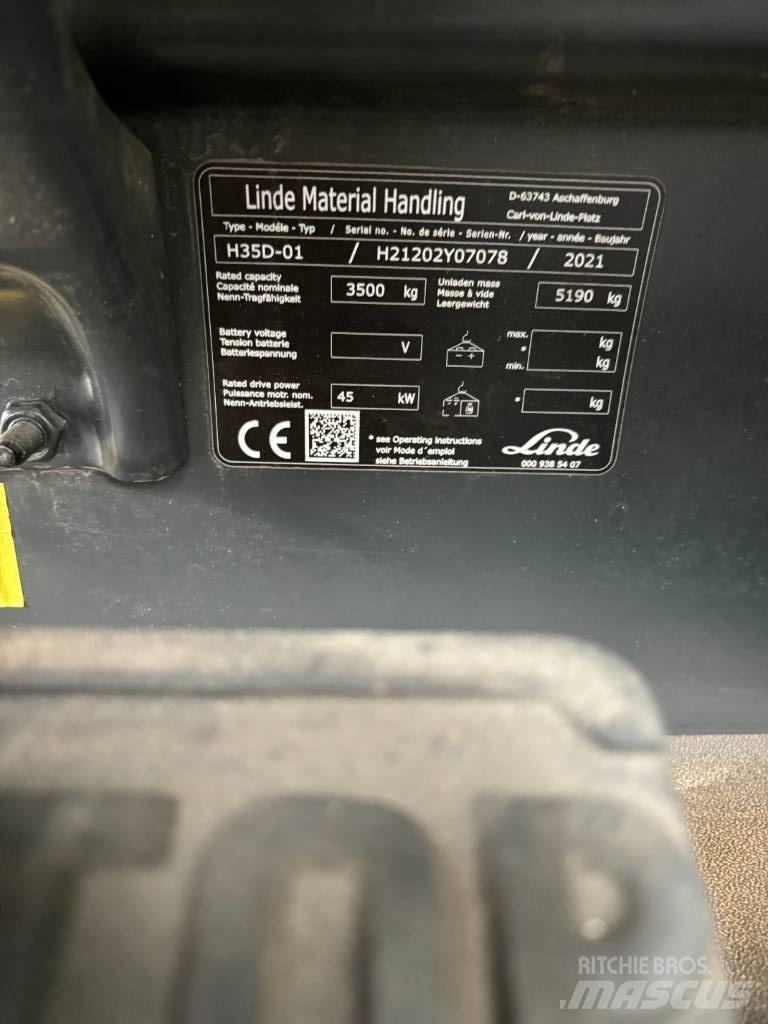 Linde H35D/1202 Дизельні навантажувачі