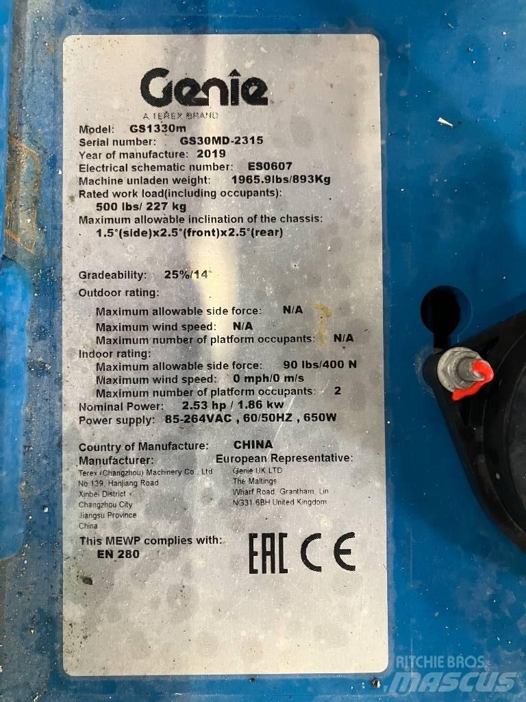 Genie GS 1330 Підйомники-ножиці