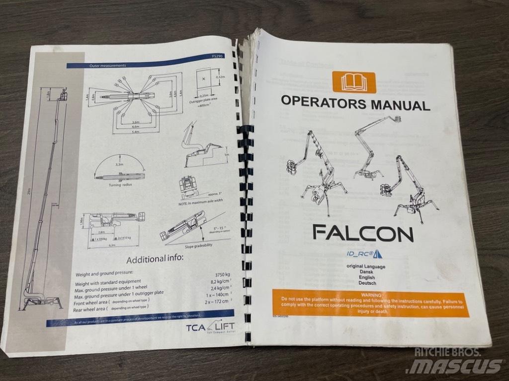 Falcon Spider FS 290 Телескопічні підйомники