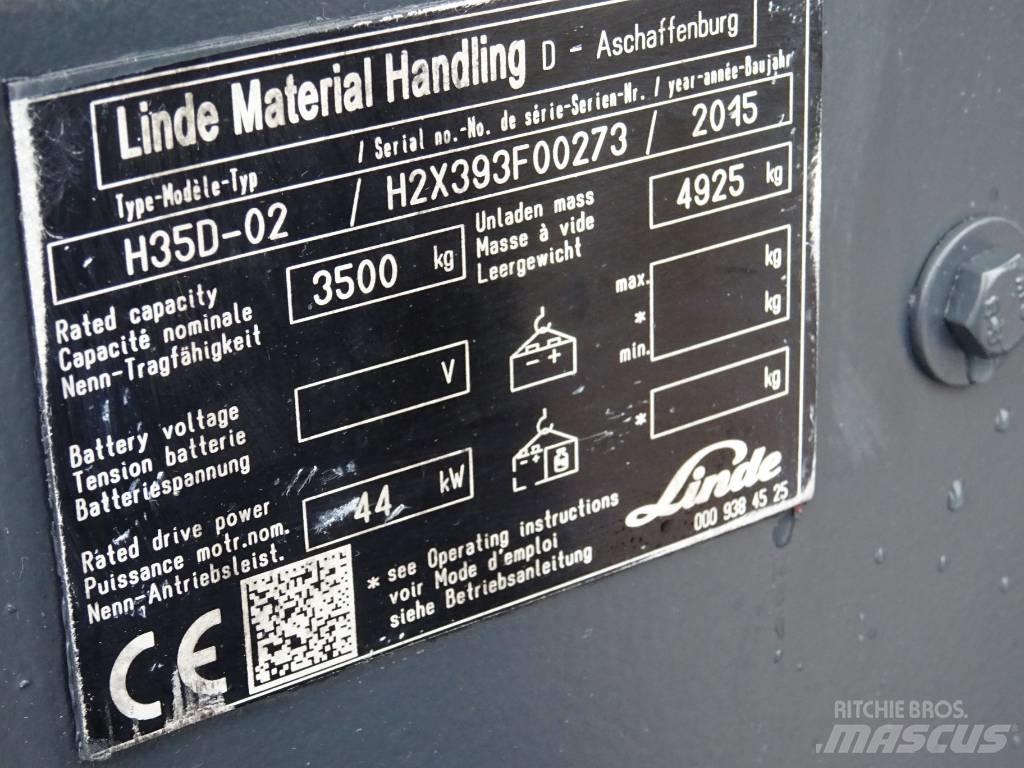 Linde H35D-02 Дизельні навантажувачі