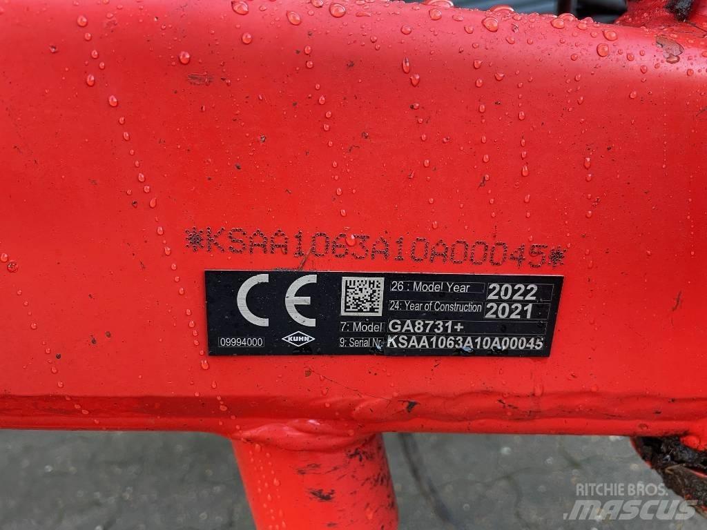 Kuhn GA 8731 Граблі і сінозворушувачі