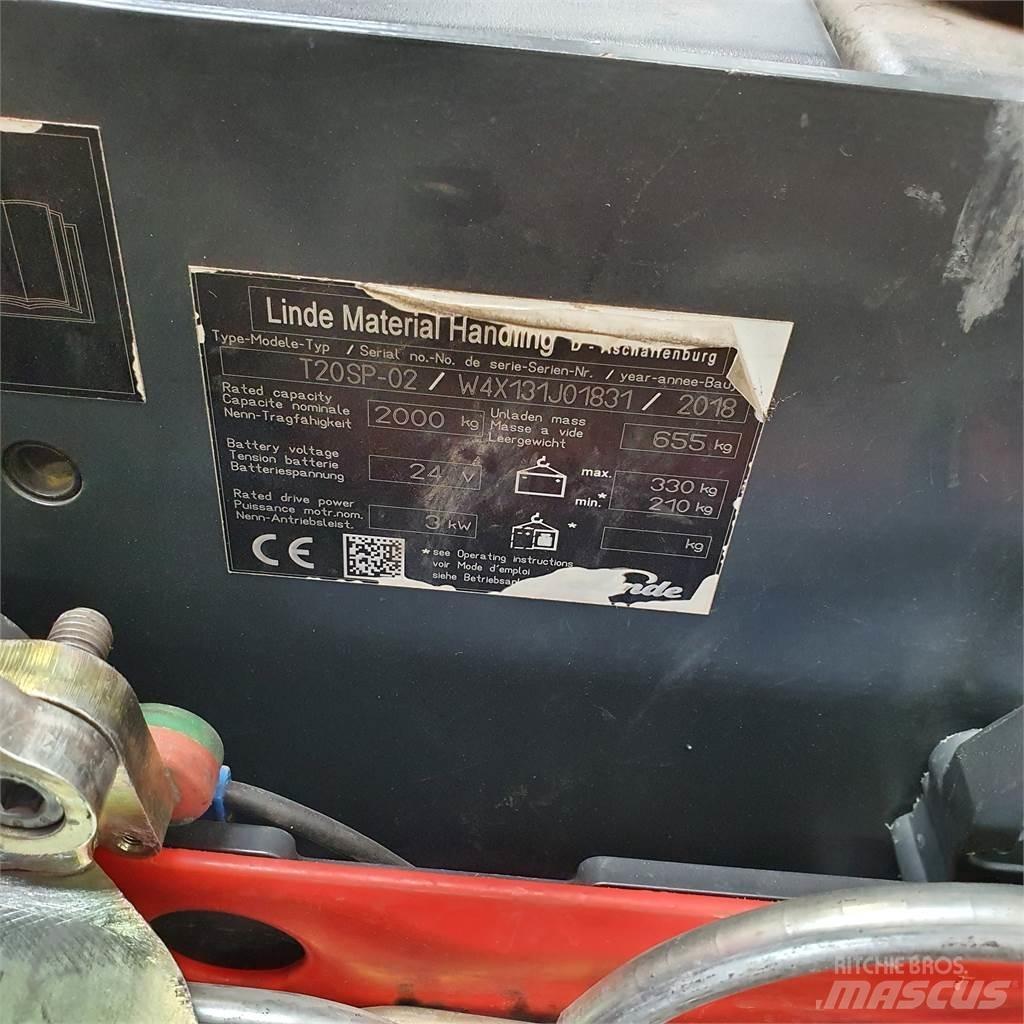 Linde T20SP-lang Штабелери