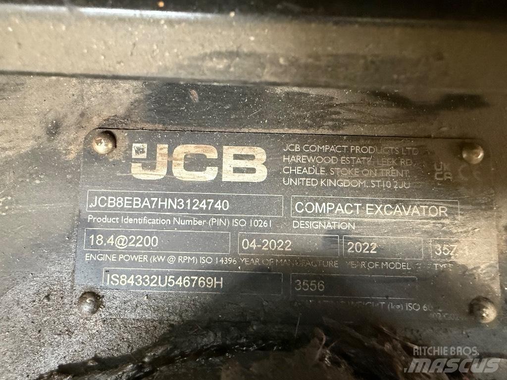 JCB 35Z-1 Міні-екскаватори < 7т