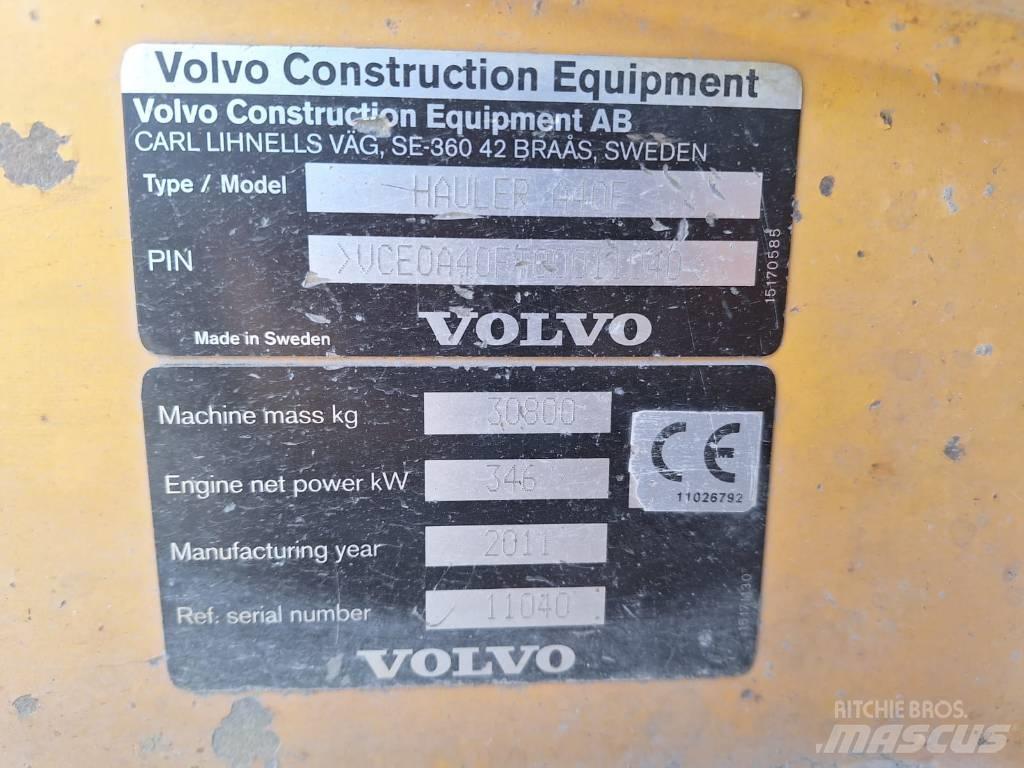 Volvo A40F DUMPPERI Зчленовані самоскиди