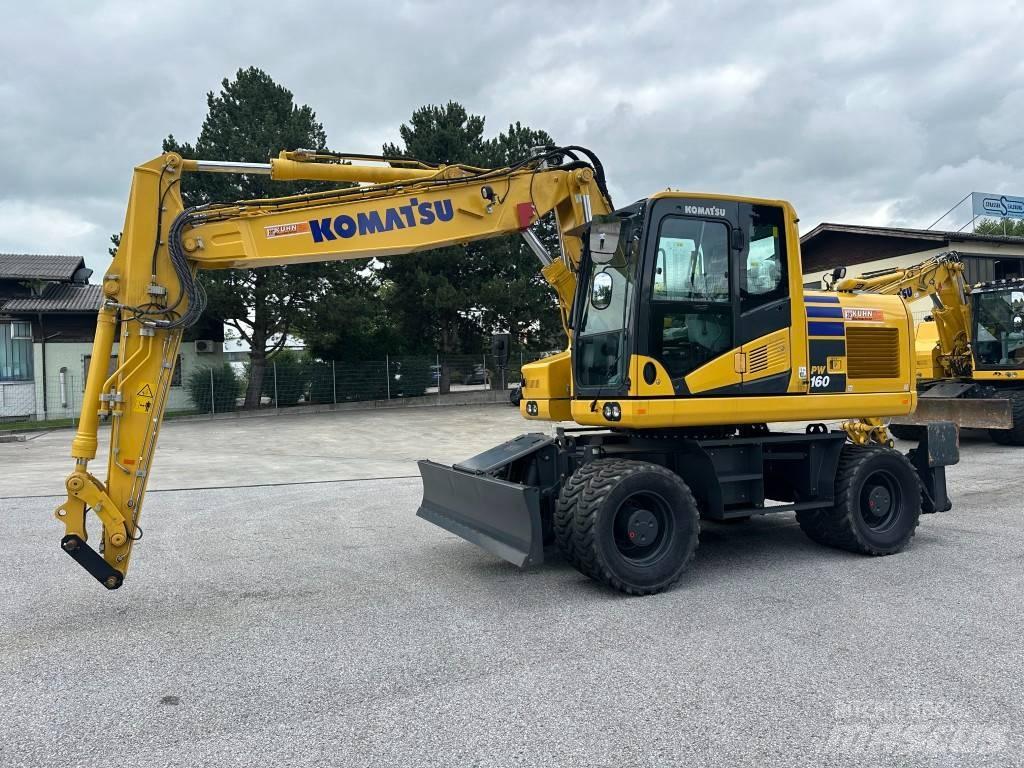 Komatsu PW 160-11EO Колісні екскаватори