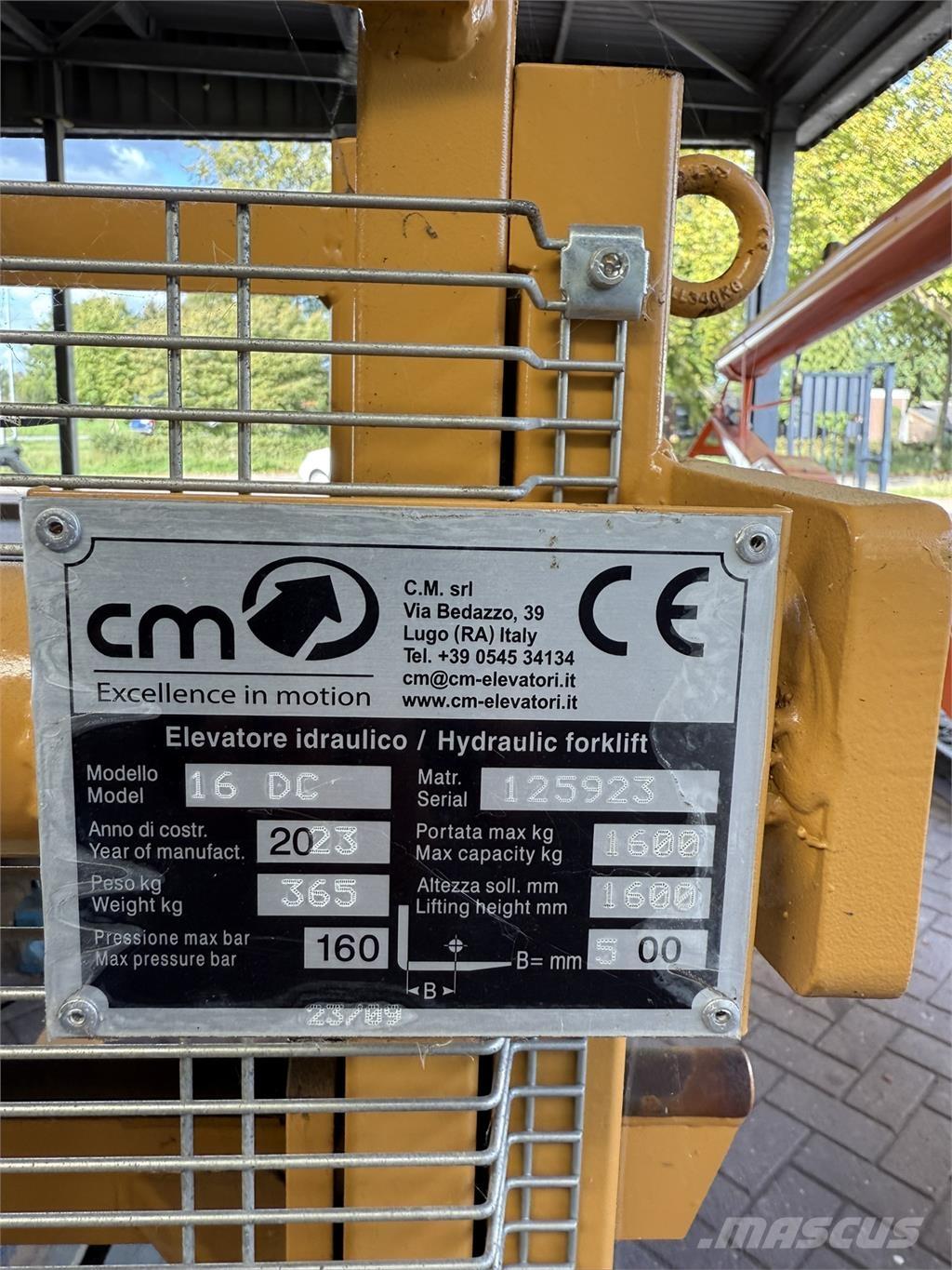 CM 16 DC DUPLEX Інше обладнання для вантажних і землекопальних робіт