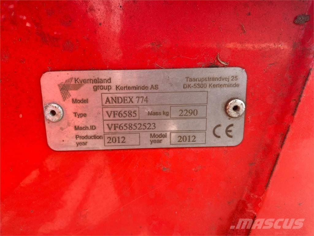 Vicon andex 774 Граблі і сінозворушувачі