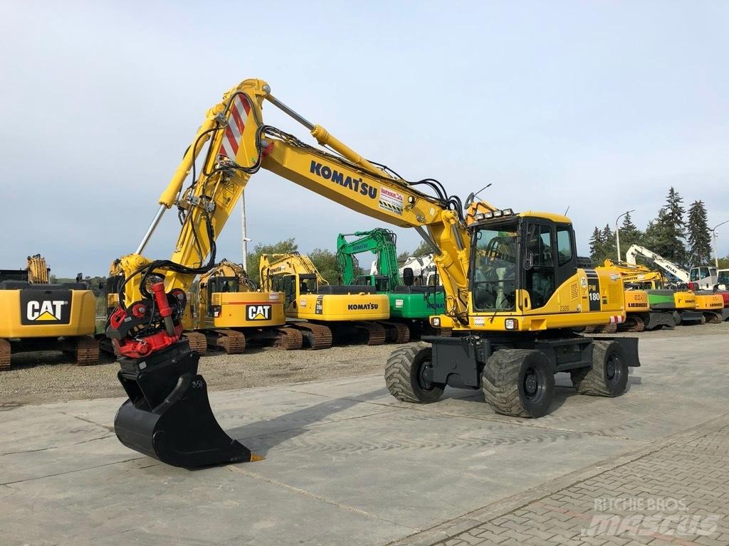 Komatsu PW180-7EO Колісні екскаватори