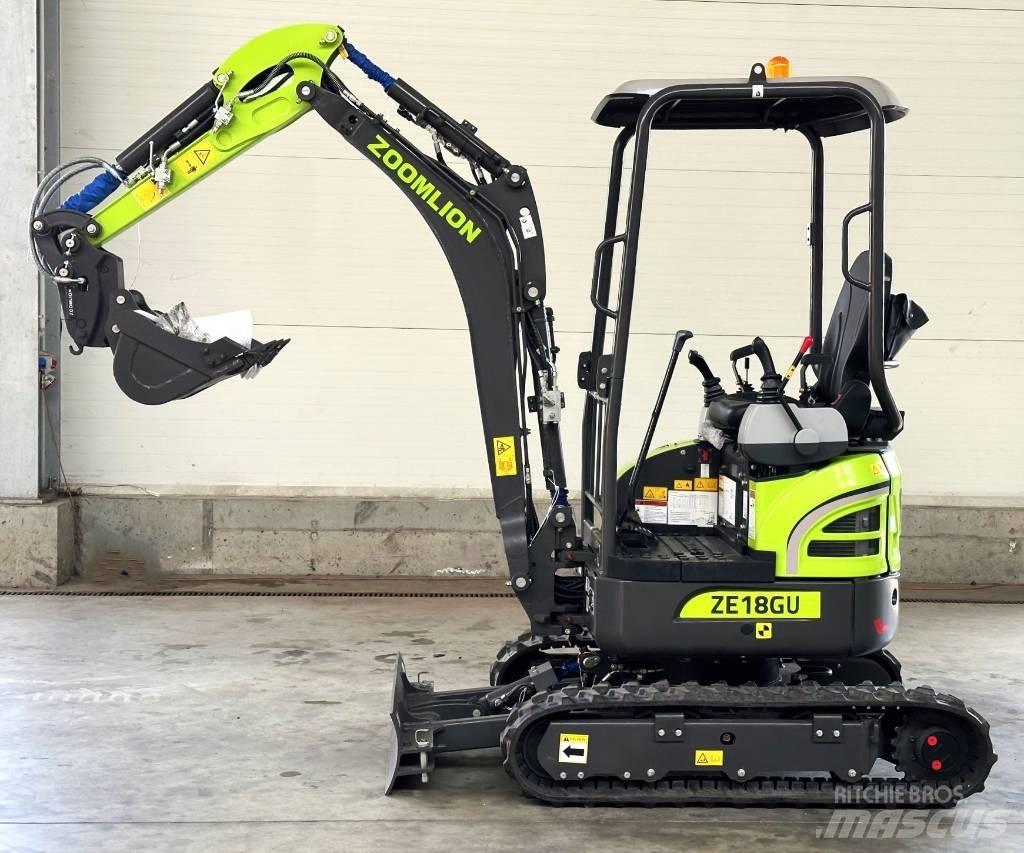 Zoomlion ZE18GU Міні-екскаватори < 7т