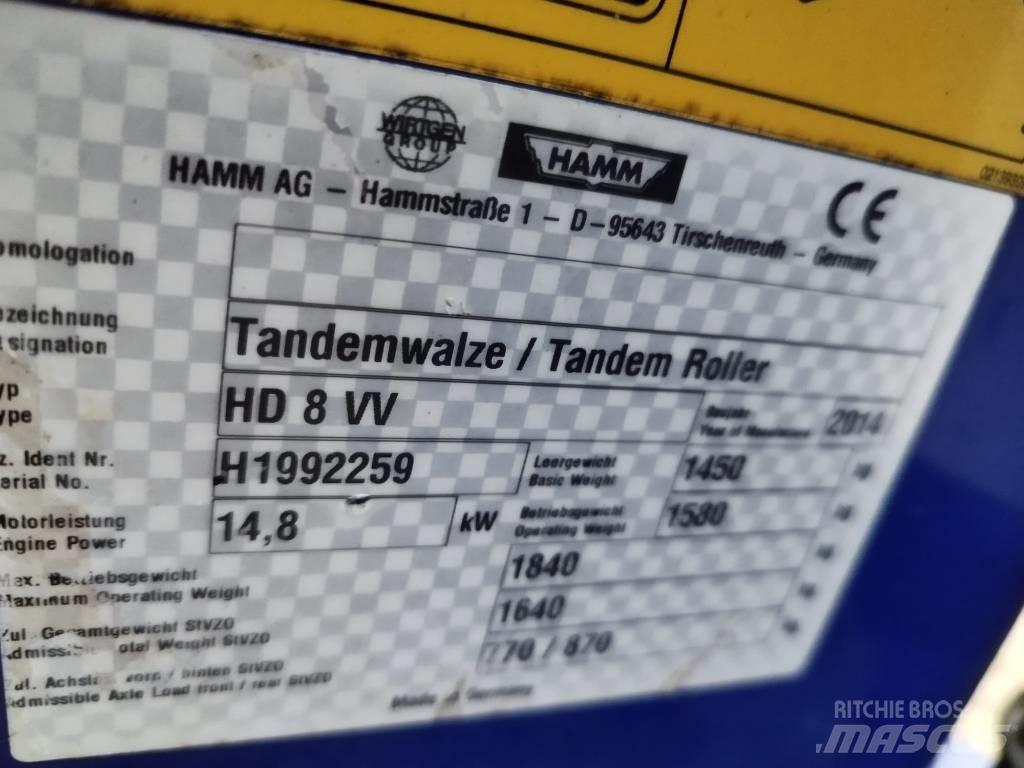 Hamm HD 8 VV Котки тротуарні