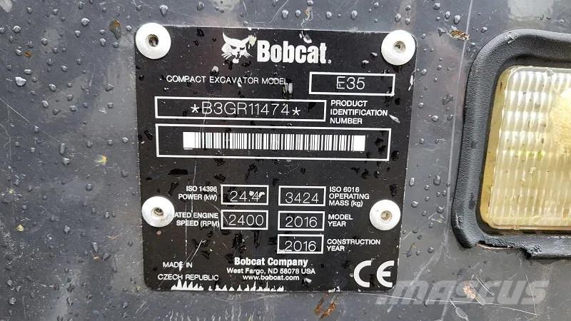 Bobcat E35 - 3500 KG Міні-екскаватори < 7т
