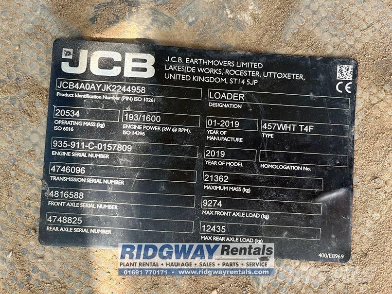 JCB 457 Фронтальні навантажувачі