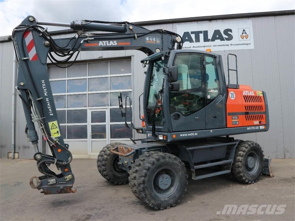 Atlas 160W-BLUE Колісні екскаватори