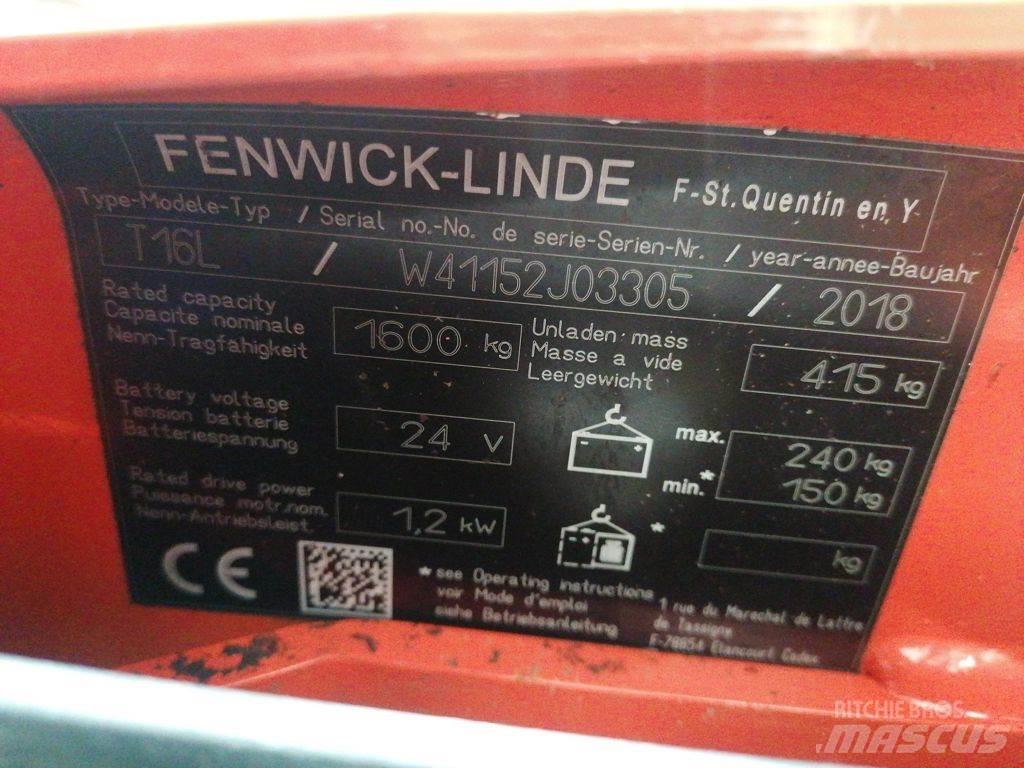 Linde T16L Штабелери