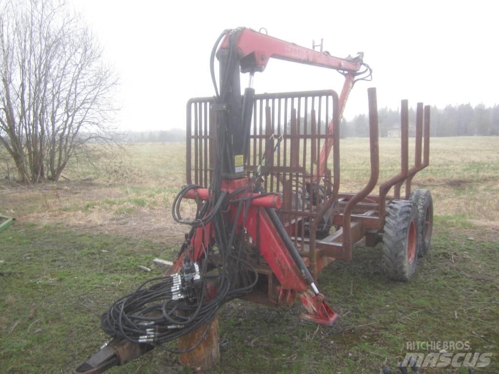 Patu 500 + Metsäkärry Лісові причепи
