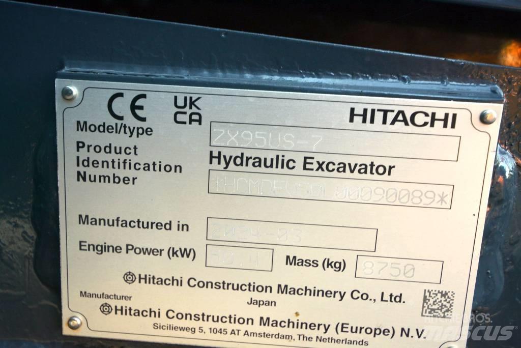 Hitachi ZX 95 US-7 Середні екскаватори 7т. - 12т.