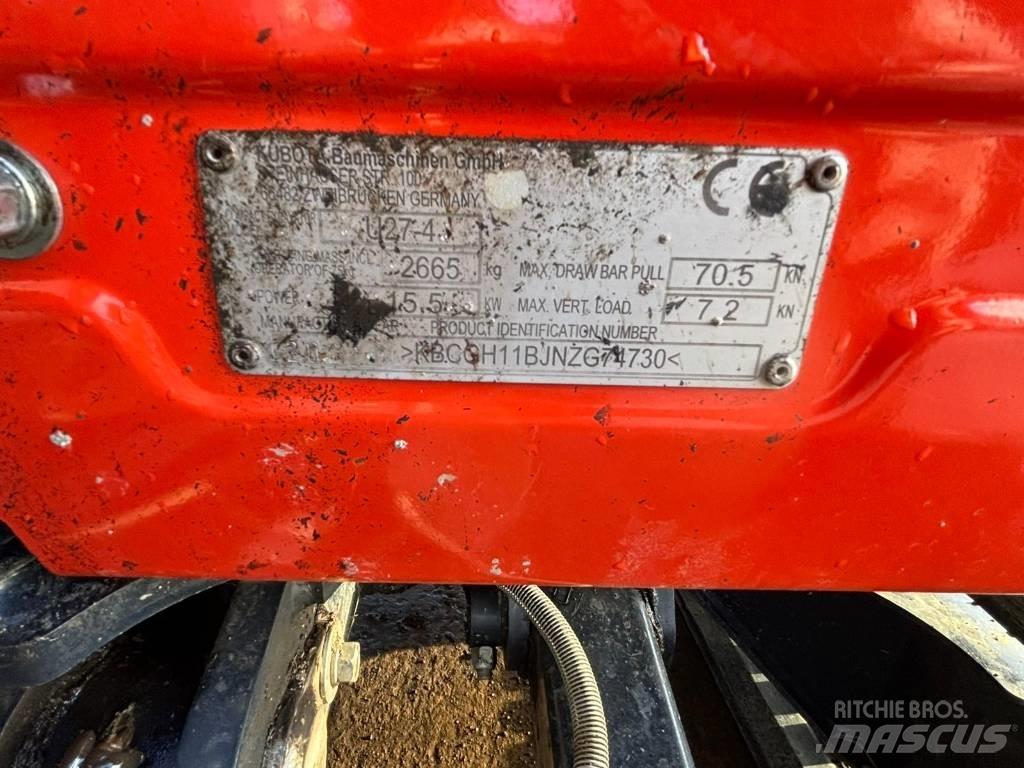 Kubota U 27-4 Міні-екскаватори < 7т