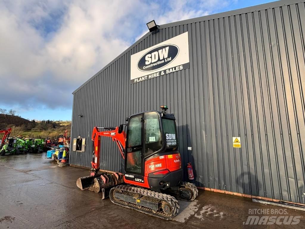 Kubota U 27-4 Міні-екскаватори < 7т