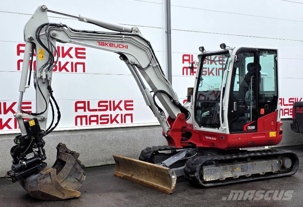 Takeuchi TB 260 Міні-екскаватори < 7т