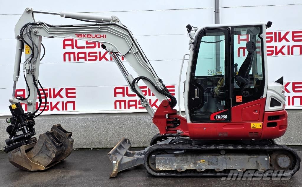 Takeuchi TB 260 Міні-екскаватори < 7т
