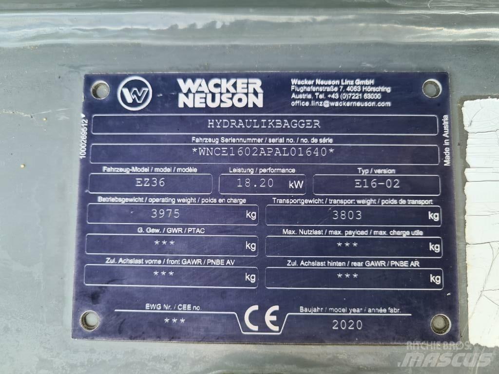 Wacker Neuson EZ36 Гусеничні екскаватори