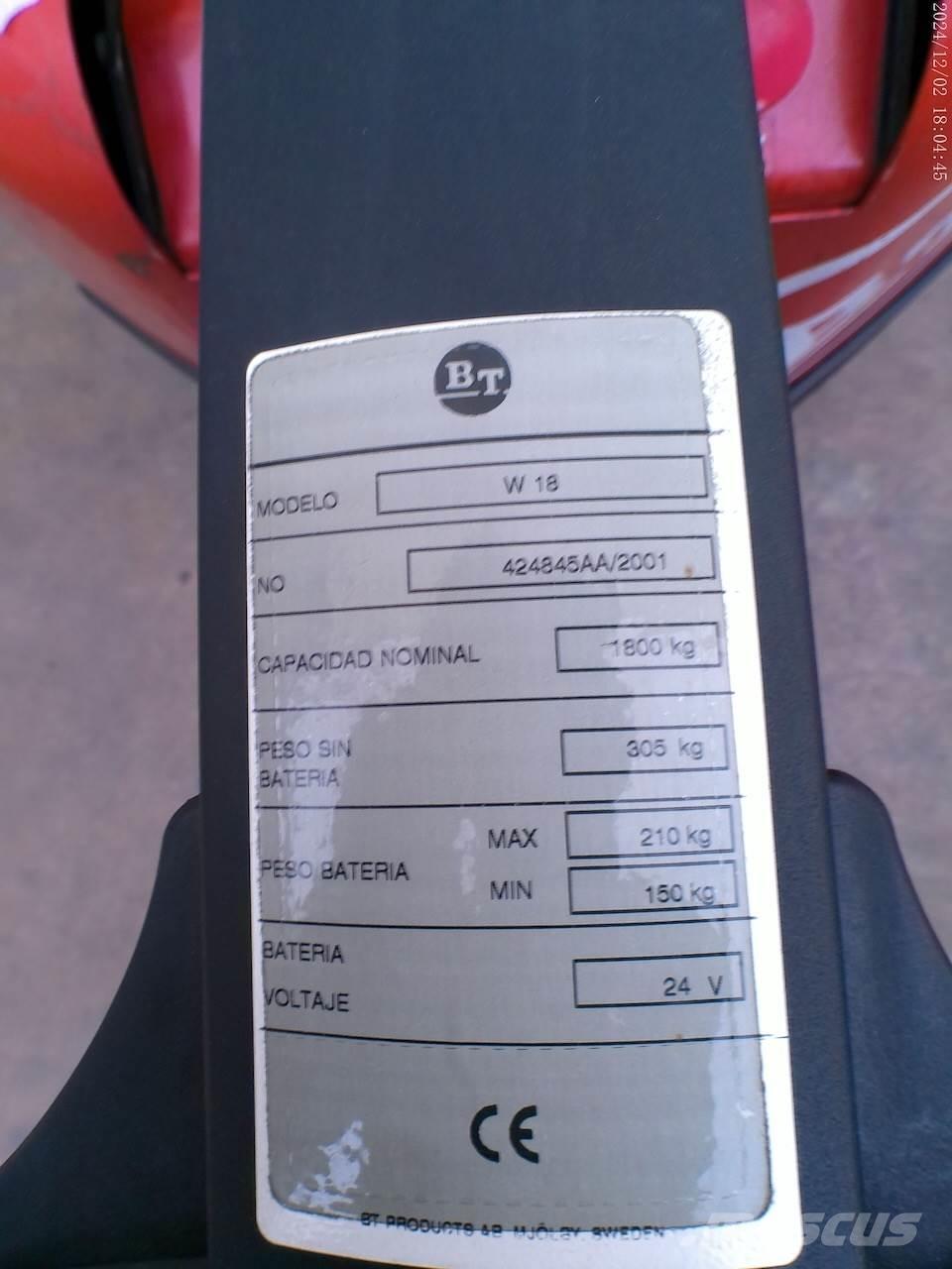 BT W 18 Штабелери