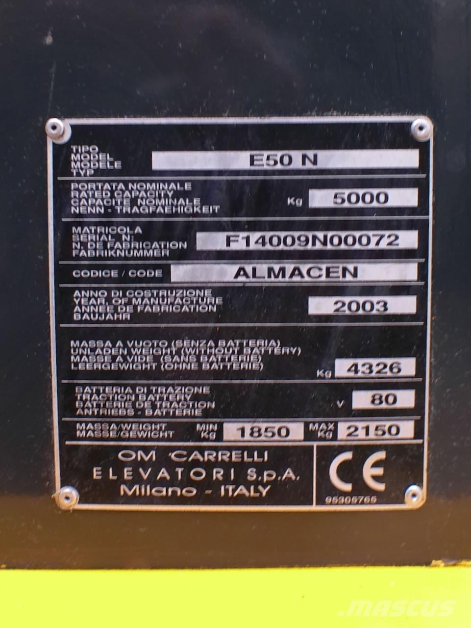 OM E50N Електронавантажувачі