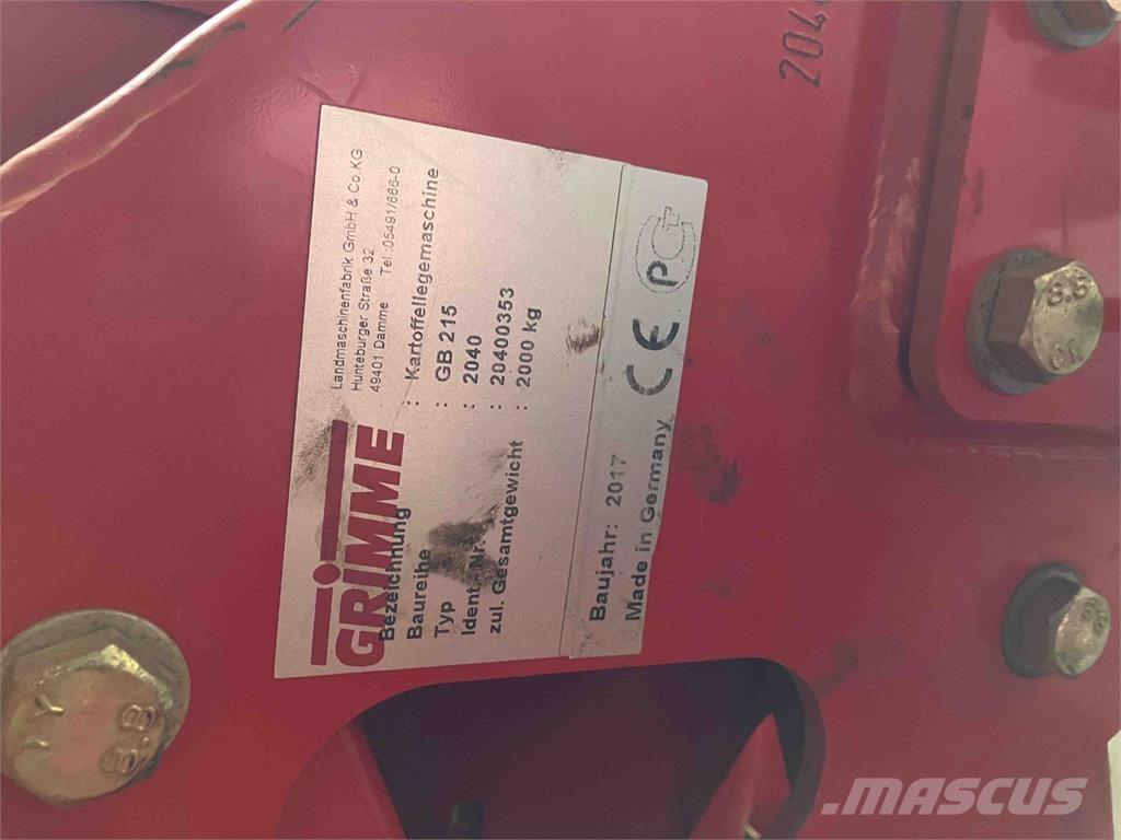 Grimme GB 215 Картоплесаджалки