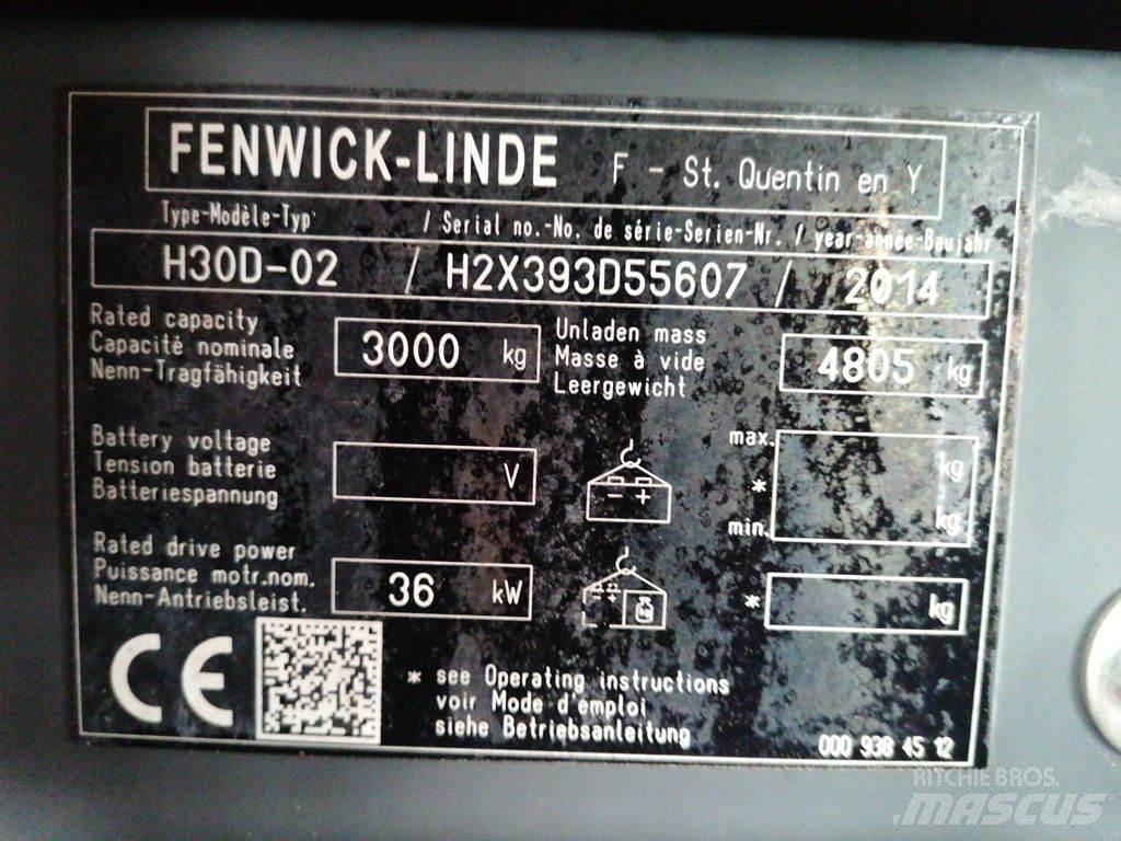 Linde H30D-02 Дизельні навантажувачі