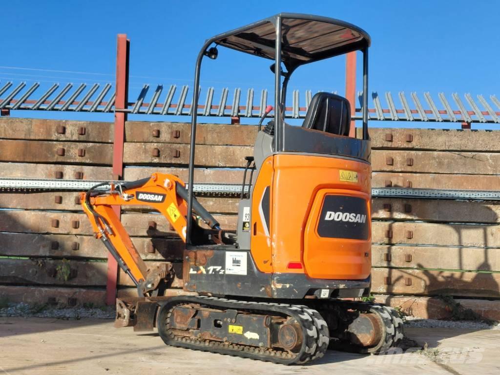 Doosan DX17Z Міні-екскаватори < 7т