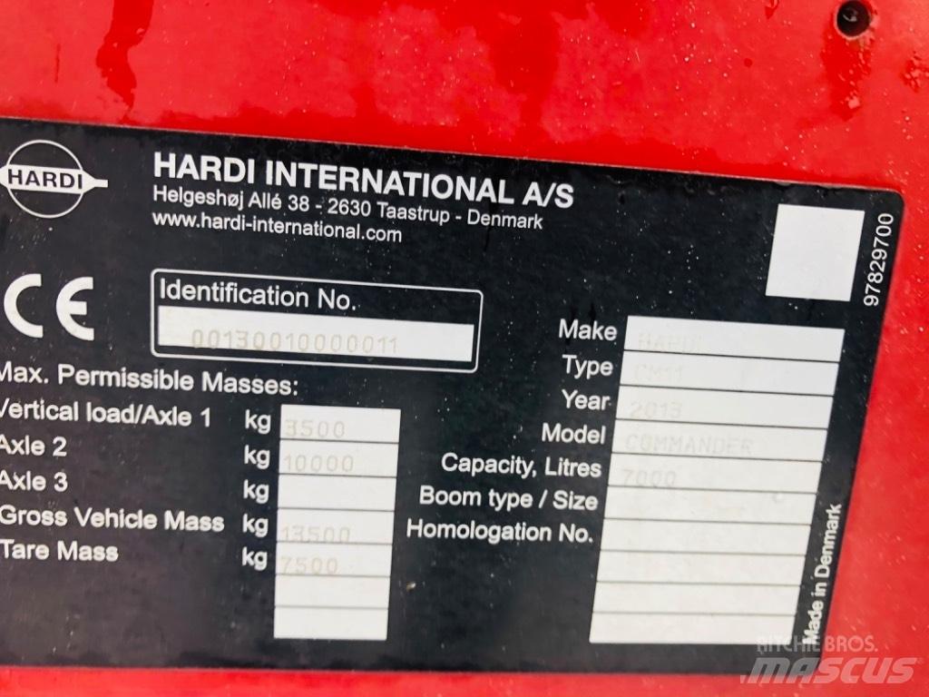 Hardi Commander 7000 Причіпні обприскувачі